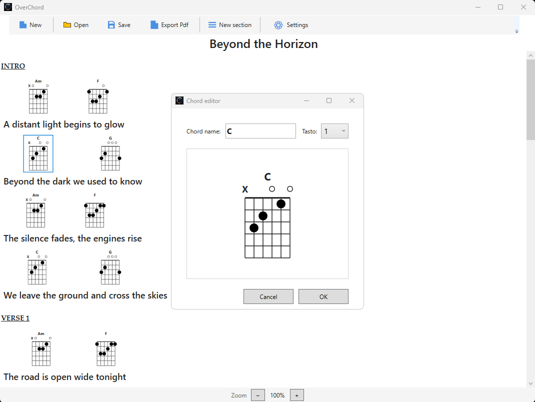 OverChord chord editor